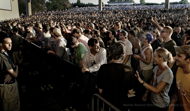 Phish Crowd in Charlotte 7/2/10, Jamband, Photography Rittman Top 10 Best Photoblogs Photography